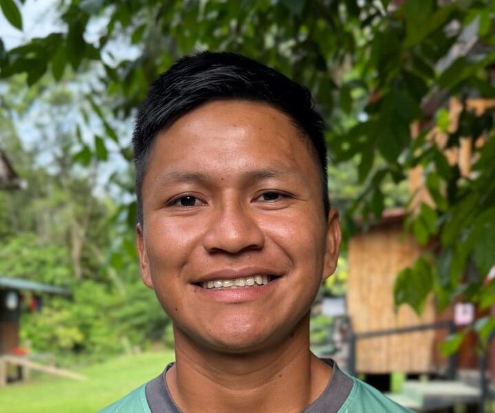 Gabriel Payaguaje, English, Spanish and Paicoca speaking naturalist guide at Cuyabeno Dolphin Lodge