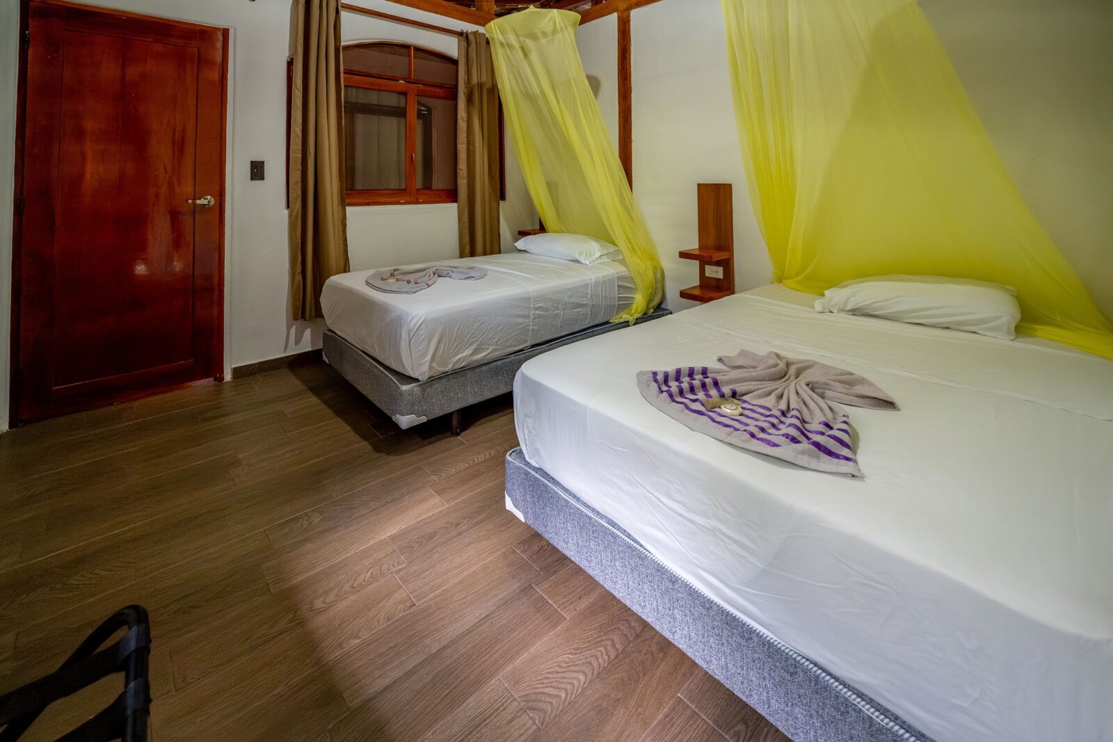 Matrimonial room at Cuyabeno Dolphin Lodge